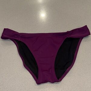 Victoria's Secret Purple Bikini Bottoms Size Medium